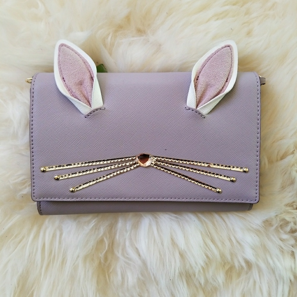 NEW Kate Spade Hop To It Rabbit Winni Clutch